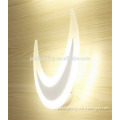 residential indoor decorative aluminum and acryl material modern led wall sticker lamp